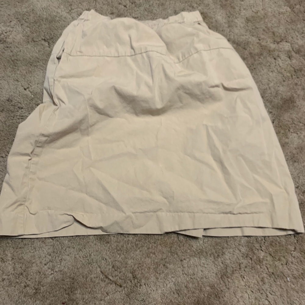 Khaki gap skirt